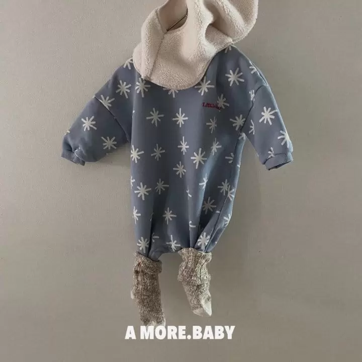 A More - Korean Baby Fashion - #babyoutfit - Snow Flower Body Suit