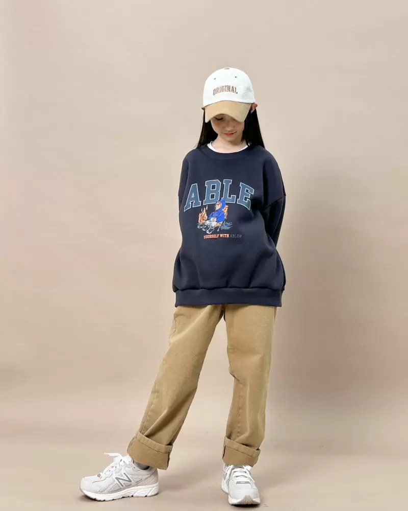Able# - Korean Children Fashion - #Kfashion4kids - Camping Bear Sweatshirt - 5