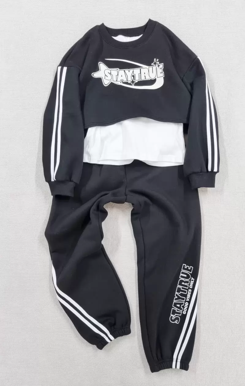 Able# - Korean Children Fashion - #Kfashion4kids - Star Layered Tee - 3