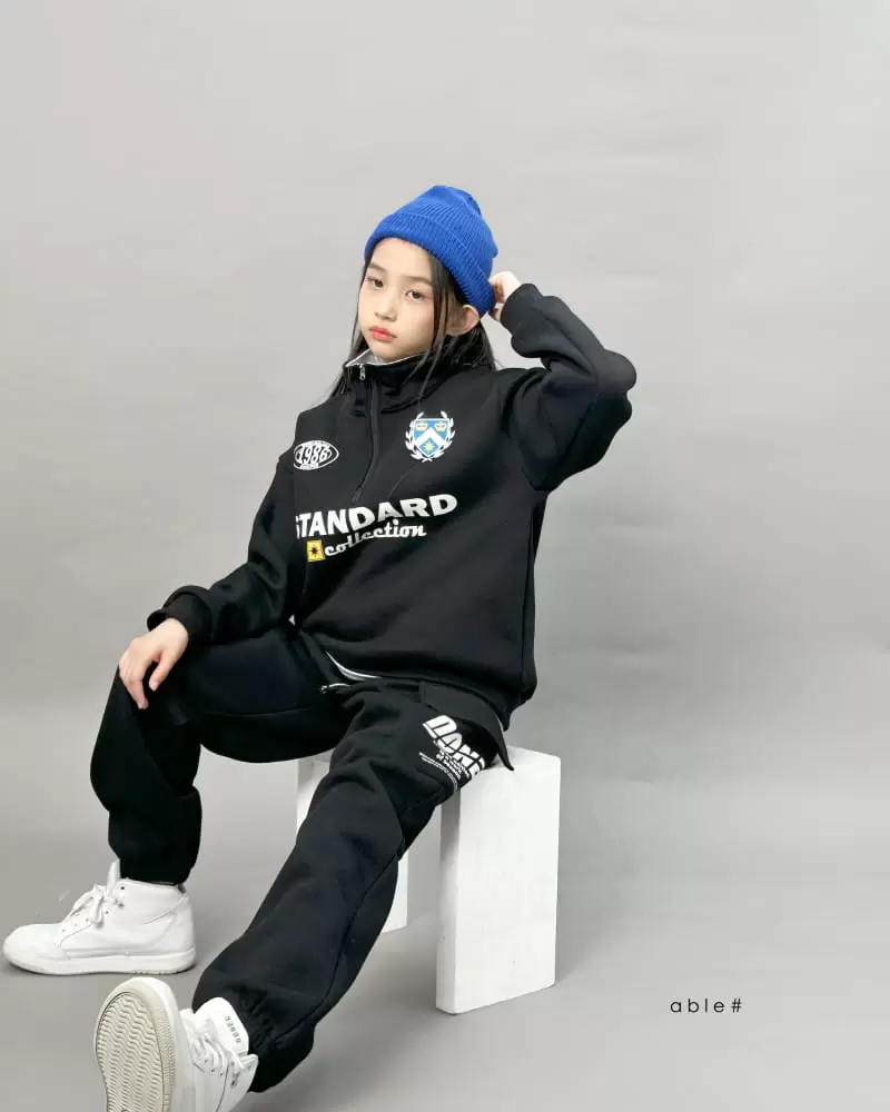 Able# - Korean Children Fashion - #childofig - Standard Half Zip-Up Sweatshirt - 3