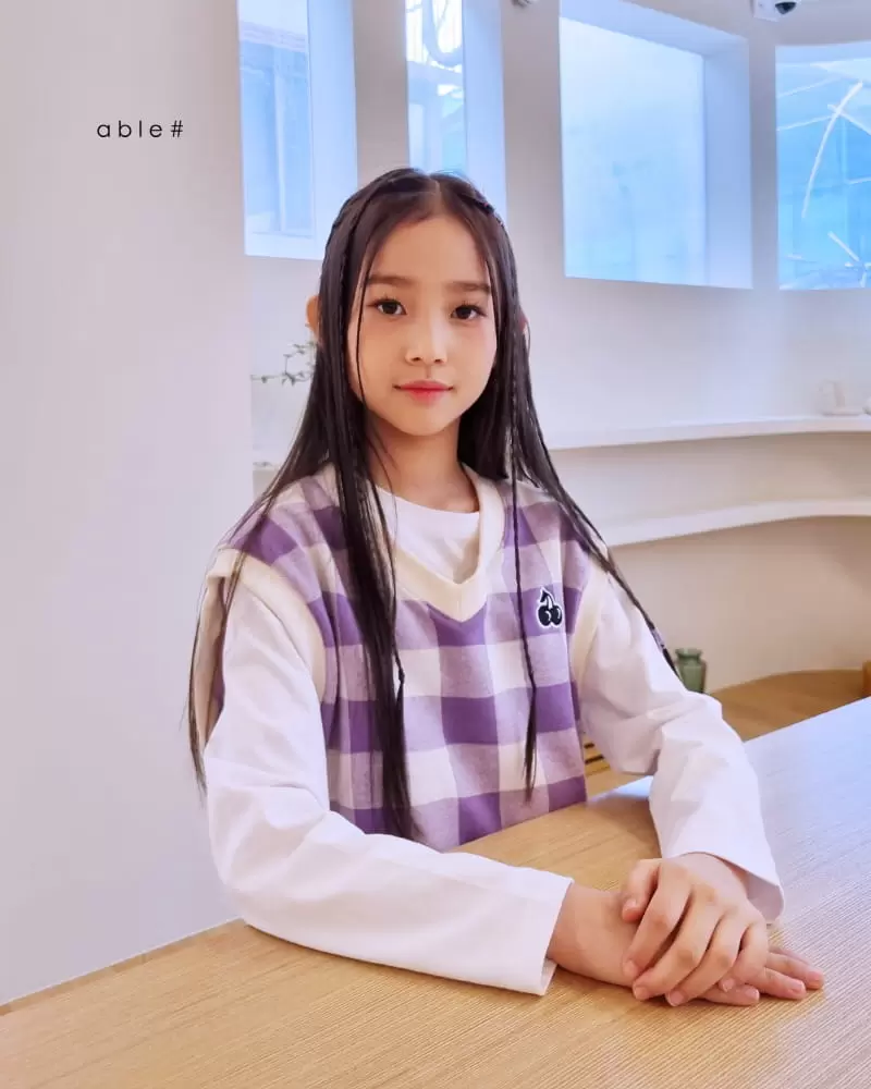 Able# - Korean Children Fashion - #littlefashionista - Basic Tee - 5