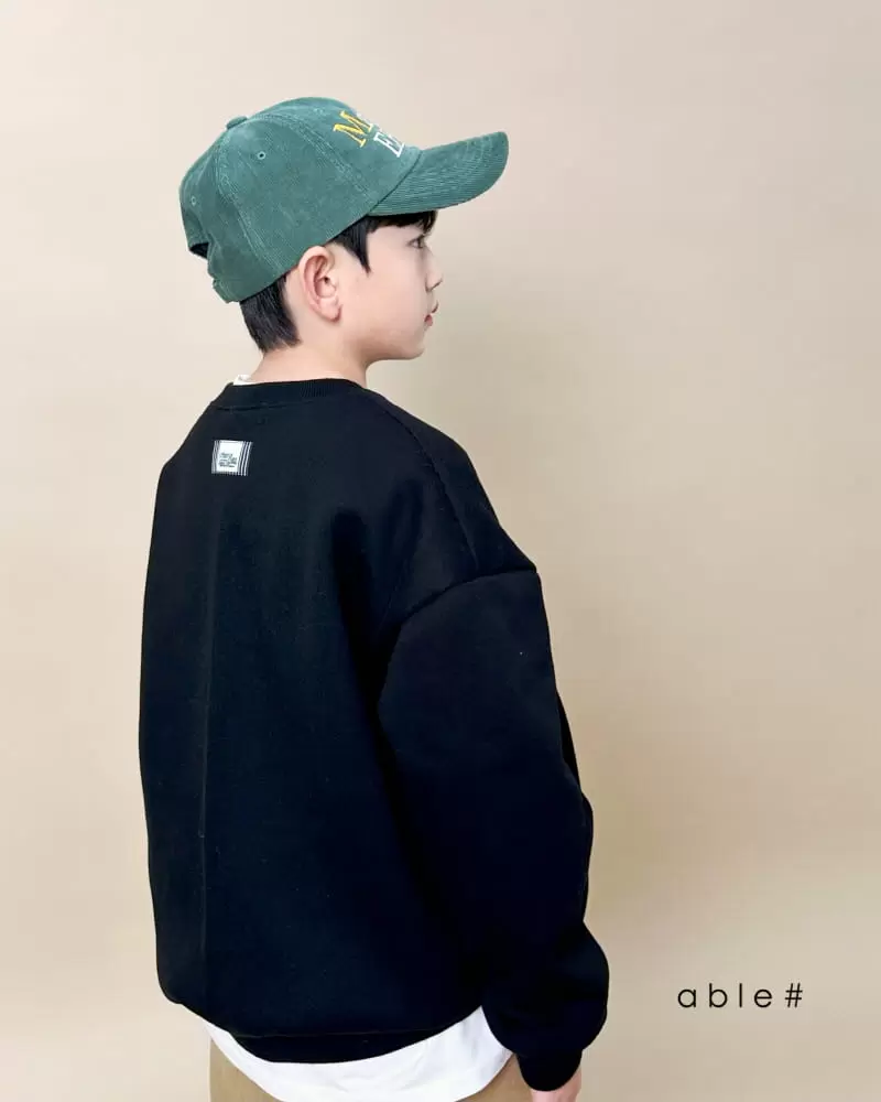 Able# - Korean Children Fashion - #minifashionista - Ah Smile Sweatshirt - 3