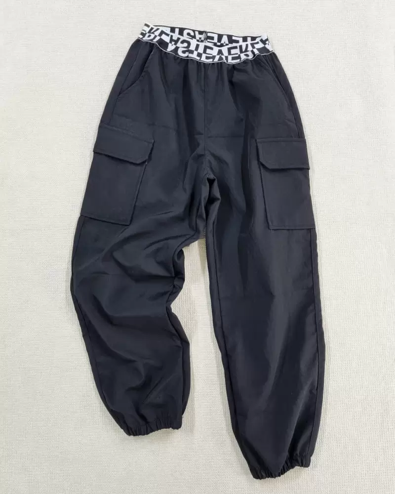 Able# - Korean Children Fashion - #minifashionista - Fleece Anorak Jogger Pants - 7