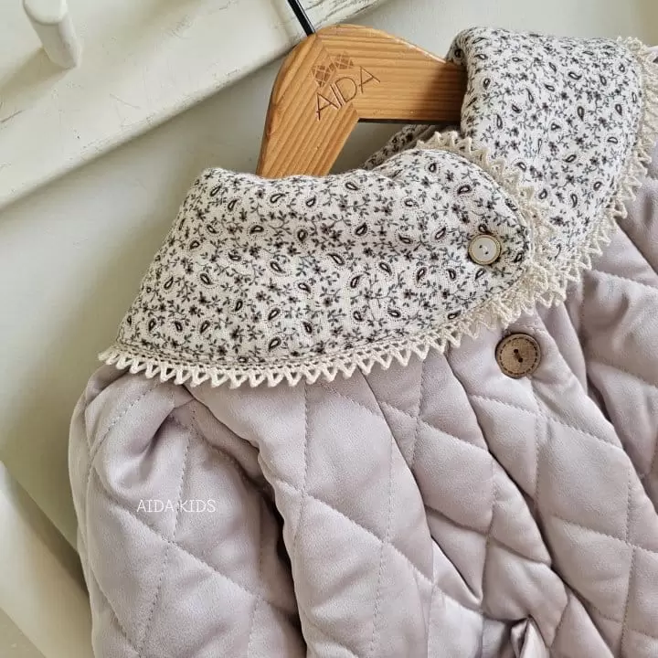 Aida - Korean Children Fashion - #childrensboutique - Paisley Dia Coat - 10