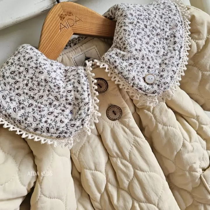 Aida - Korean Children Fashion - #childrensboutique - Water Drop Quilted Coat - 9