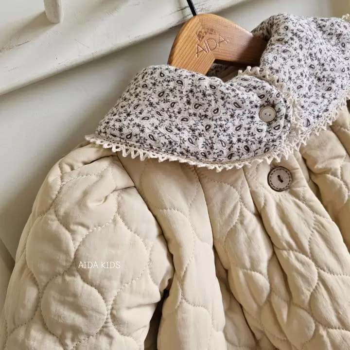 Aida - Korean Children Fashion - #designkidswear - Water Drop Quilted Coat - 10