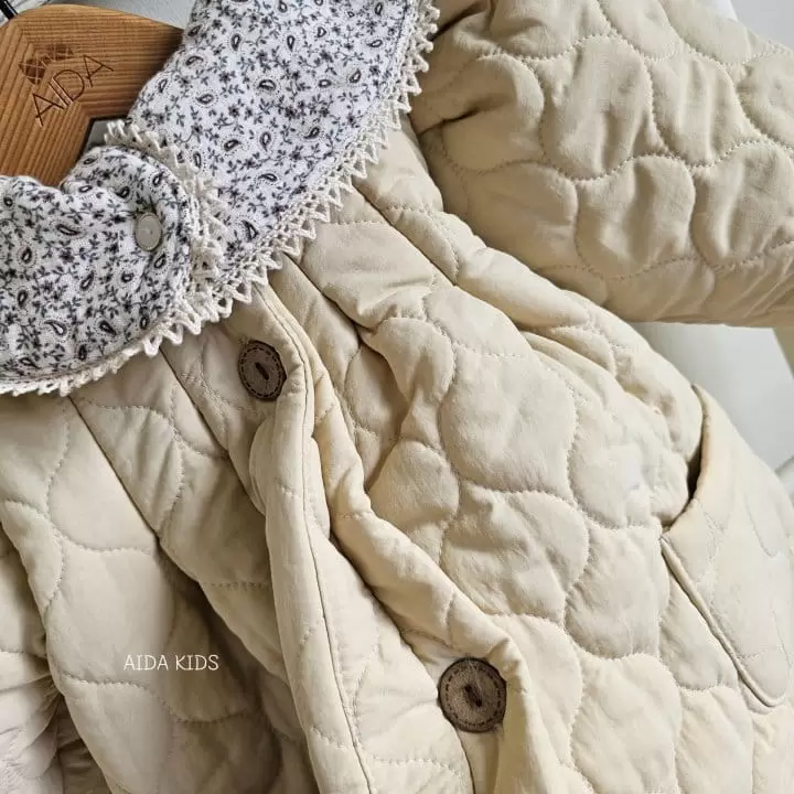 Aida - Korean Children Fashion - #discoveringself - Water Drop Quilted Coat - 11