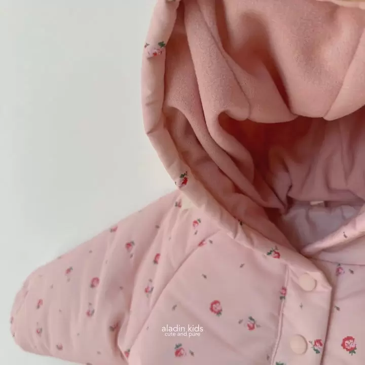Aladin - Korean Children Fashion - #fashionkids - Flower Skiwear Top - 2