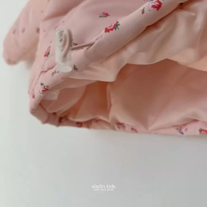 Aladin - Korean Children Fashion - #kidsshorts - Flower Skiwear Top - 3