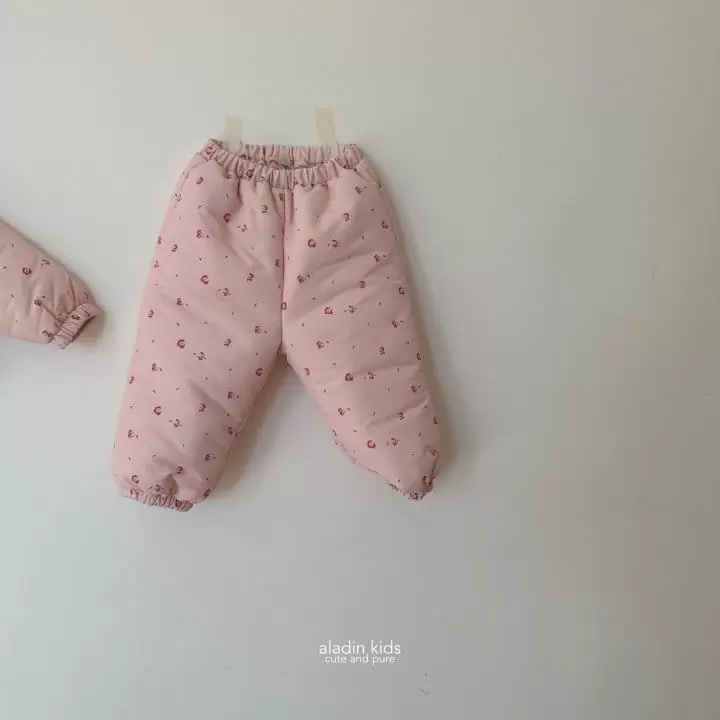 Aladin - Korean Children Fashion - #kidsstore - Flower Skiwear Bottom - 4