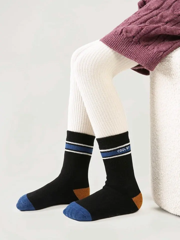 Ante j - Korean Children Fashion - #Kfashion4kids - Fleece 574 Base Socks - 8