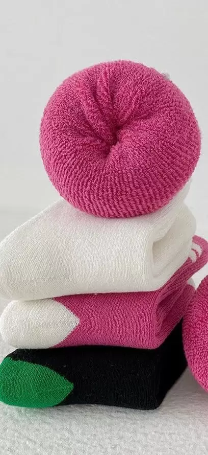 Ante j - Korean Children Fashion - #kidzfashiontrend - Fleece 581 Bunny Love Socks - 4