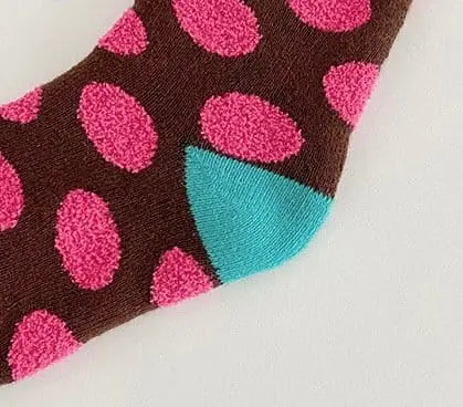 Ante j - Korean Children Fashion - #childofig - Fleece 582 Dot Dog Socks - 5