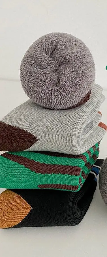 Ante j - Korean Children Fashion - #discoveringself - Fleece 574 Base Socks - 3