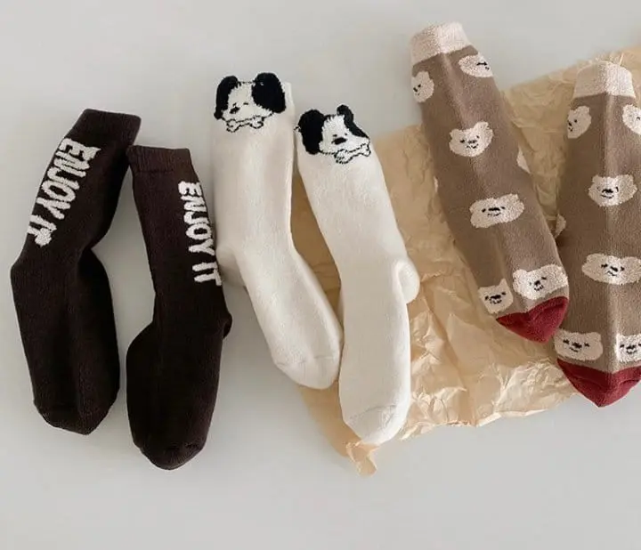 Ante j - Korean Children Fashion - #fashionkids - Fleece 576 Bear and Dog - 2