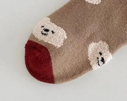 Ante j - Korean Children Fashion - #littlefashionista - Fleece 576 Bear and Dog - 7