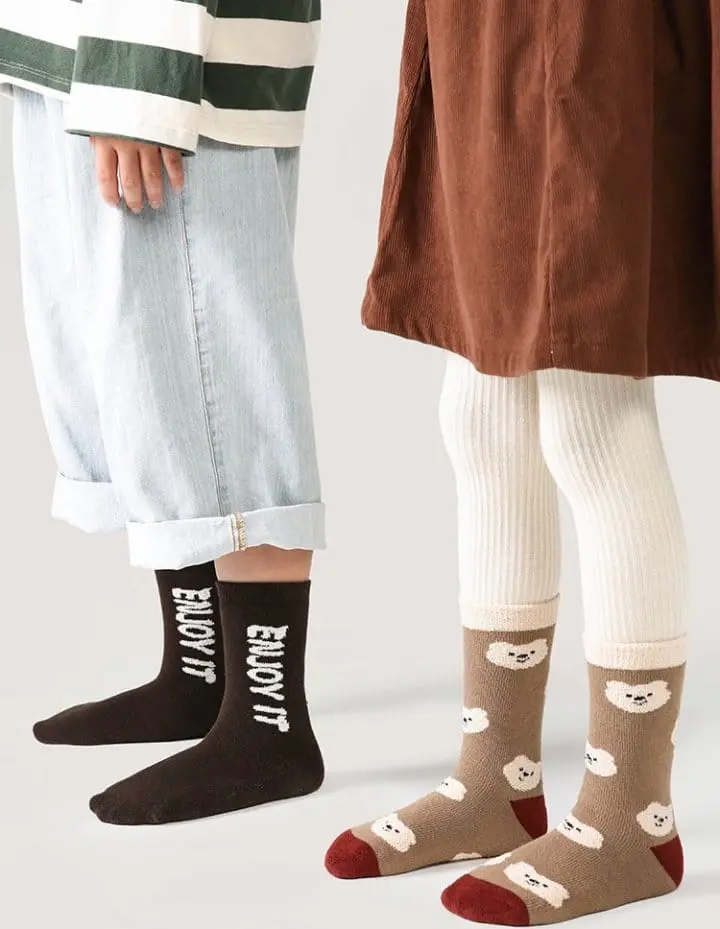 Ante j - Korean Children Fashion - #magicofchildhood - Fleece 576 Bear and Dog - 8