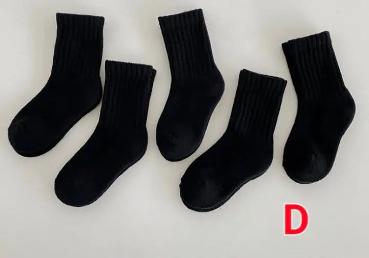 Ante j - Korean Children Fashion - #stylishchildhood - Fleece 616 Heavy Color Socks - 5