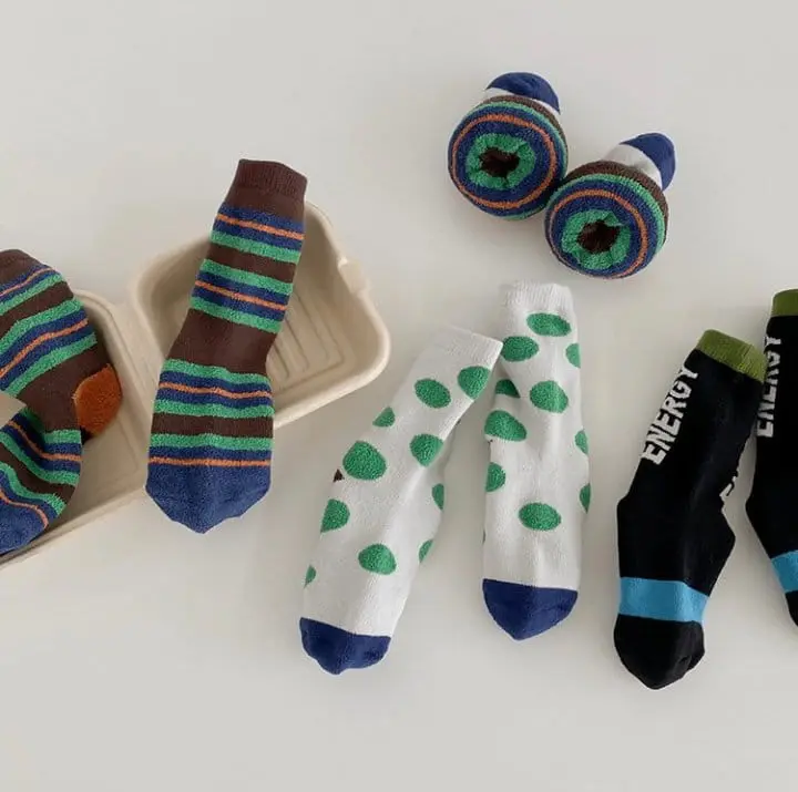 Ante j - Korean Children Fashion - #stylishchildhood - Fleece 570 Energy Socks - 3