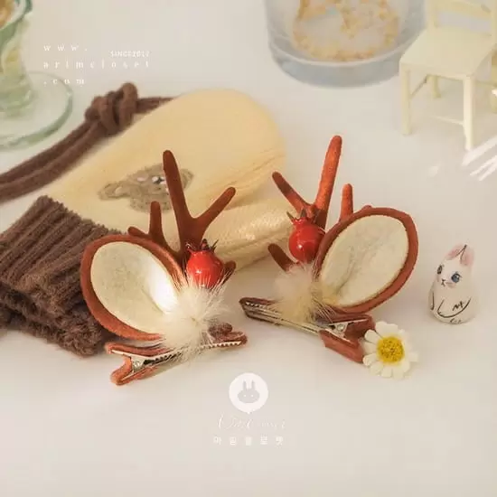 Arim Closet - Korean Children Fashion - #fashionkids - Christmas Cute Hair Pin