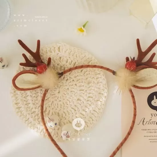 Arim Closet - Korean Children Fashion - #kidsshorts - Christmas Cute Hair Band