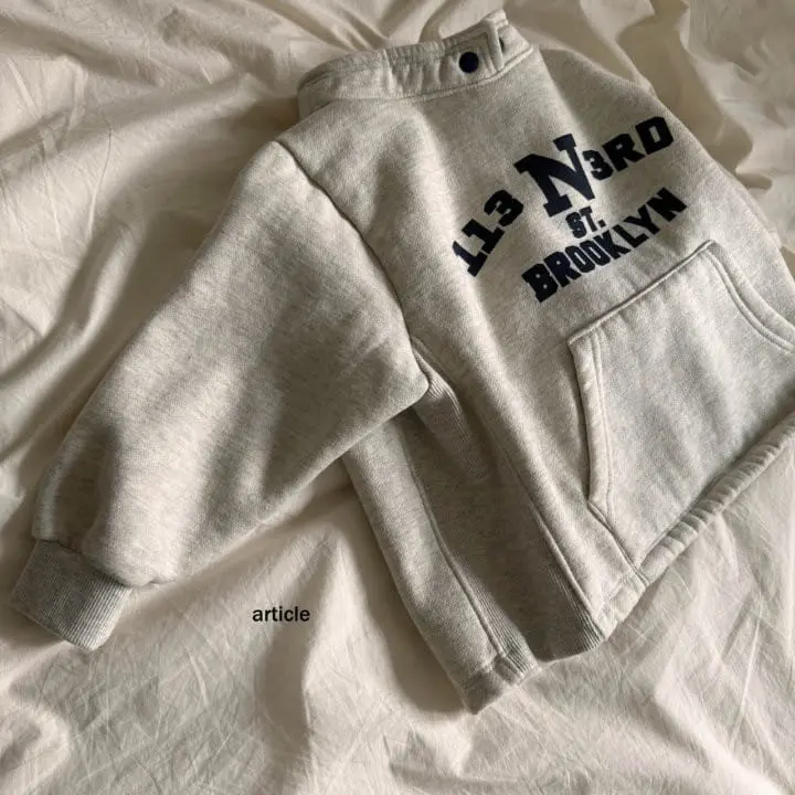 Article - Korean Children Fashion - #fashionkids - Brooklyn Snap Sweatshirt - 5