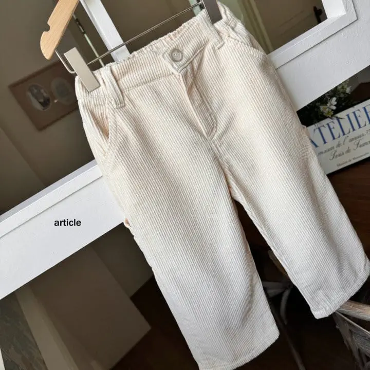 Article - Korean Children Fashion - #fashionkids - Carpender Pig Rib Pants - 3