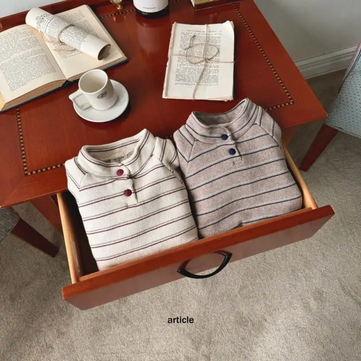 Article - Korean Children Fashion - #kidsstore - Knit Fleece Raglan Snap Sweatshirt