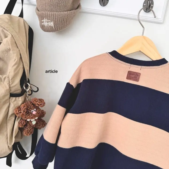 Article - Korean Children Fashion - #stylishchildhood - Fleece ST Box Tee - 3