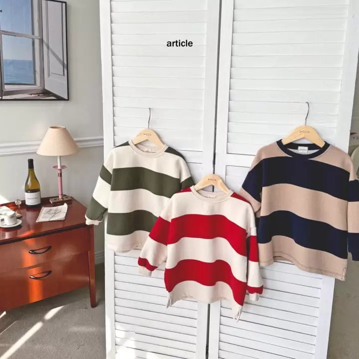 Article - Korean Children Fashion - #todddlerfashion - Fleece ST Box Tee
