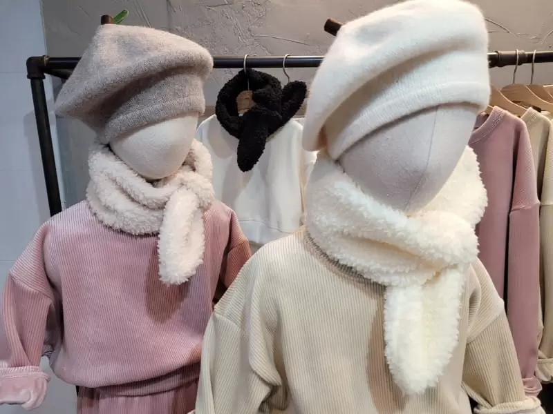 Atree - Korean Children Fashion - #Kfashion4kids - Bookle Fluffy Muffler - 7