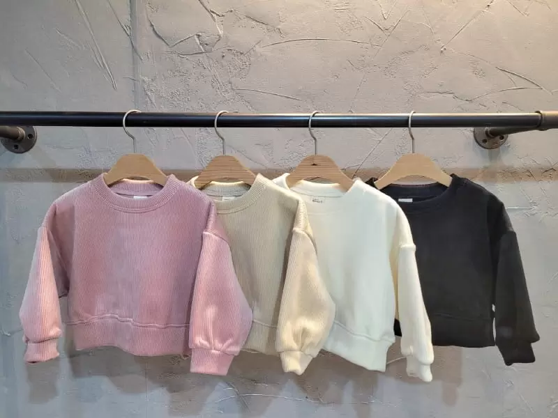 Atree - Korean Children Fashion - #fashionkids - Honey Velour Sweatshirt - 2