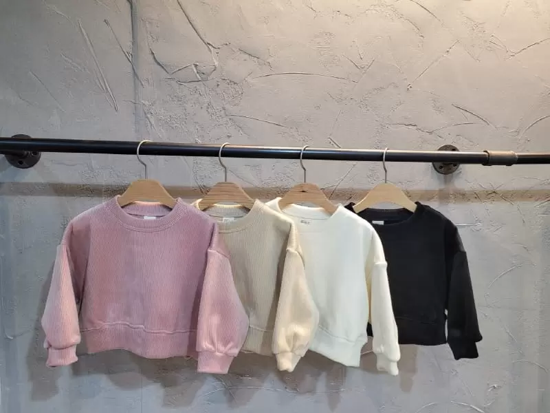 Atree - Korean Children Fashion - #kidsshorts - Honey Velour Sweatshirt - 3