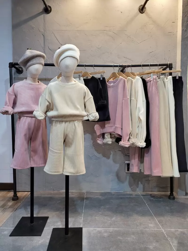 Atree - Korean Children Fashion - #kidzfashiontrend - Honey Velour Wide Pants - 7