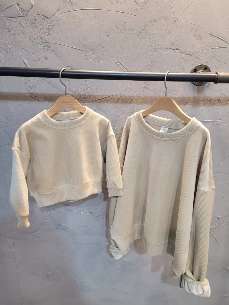 Atree - Korean Children Fashion - #magicofchildhood - Honey Velour Sweatshirt - 8