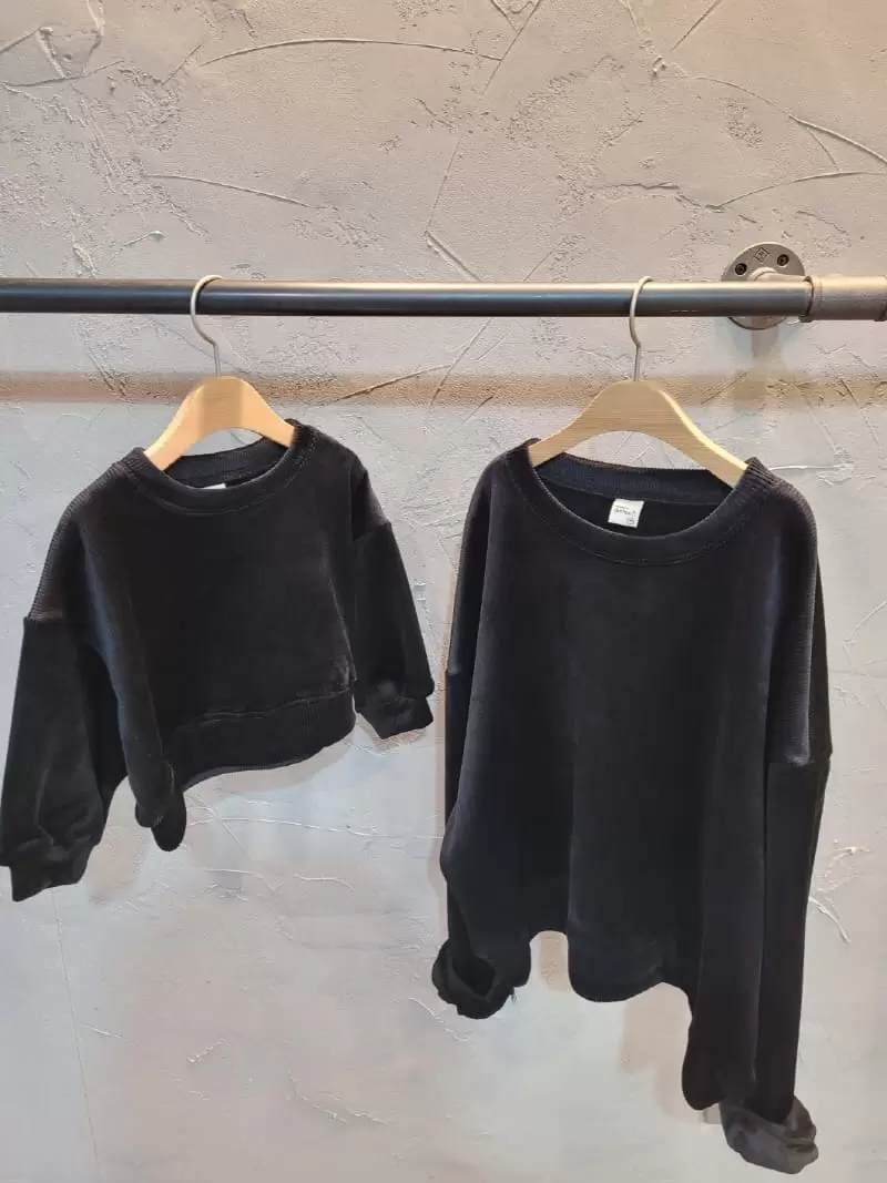 Atree - Korean Children Fashion - #prettylittlegirls - Honey Velour Sweatshirt - 10
