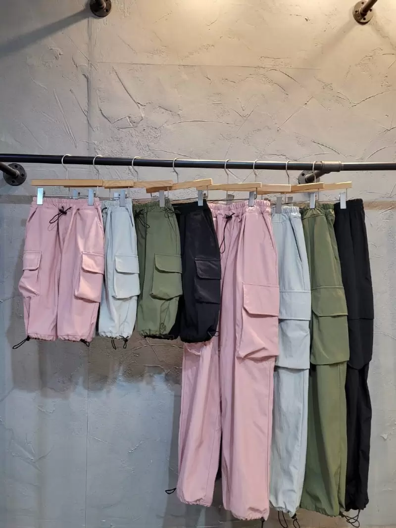 Atree - Korean Children Fashion - #stylishchildhood - Banding Cargo Pants - 6