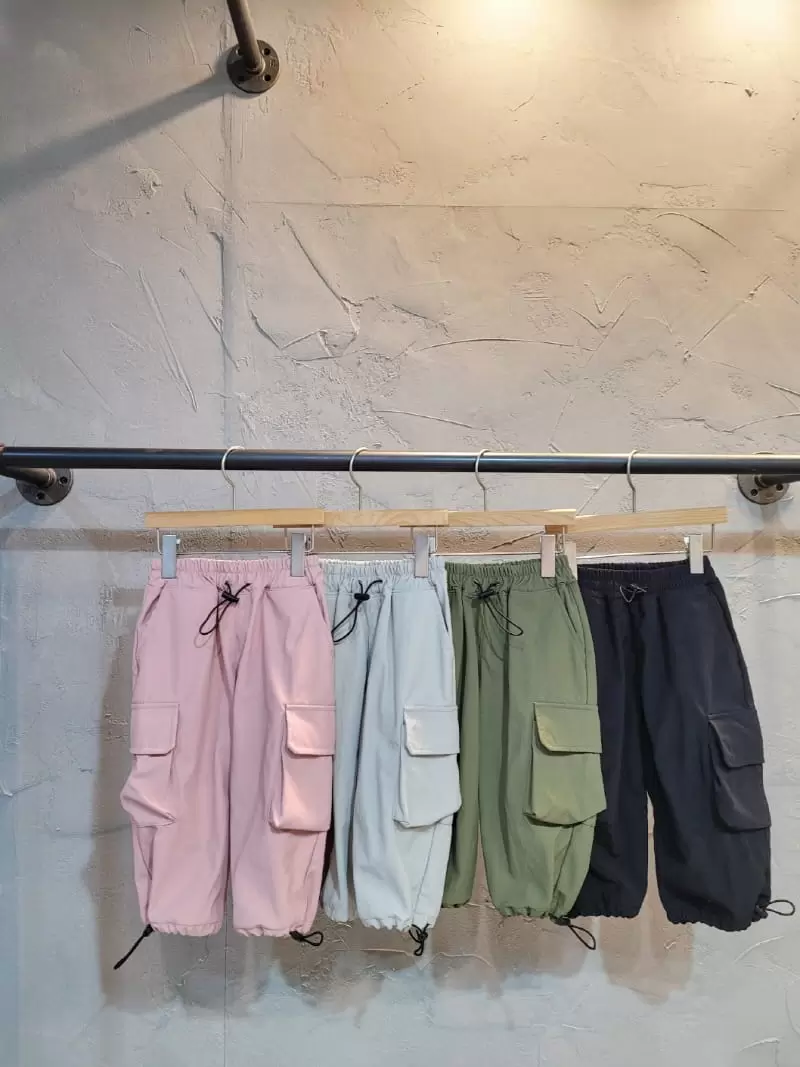 Atree - Korean Children Fashion - #toddlerclothing - Banding Cargo Pants - 5