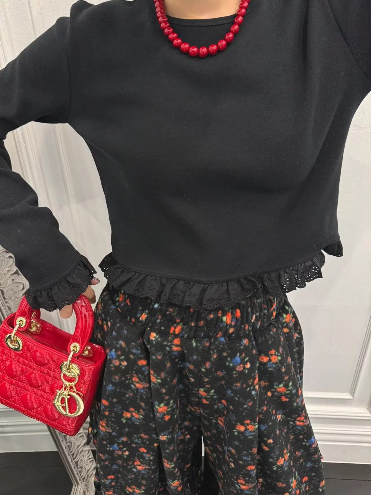 Auver_Fit - Korean Women Fashion - #thatsdarling - Lace Crop Tee - 10