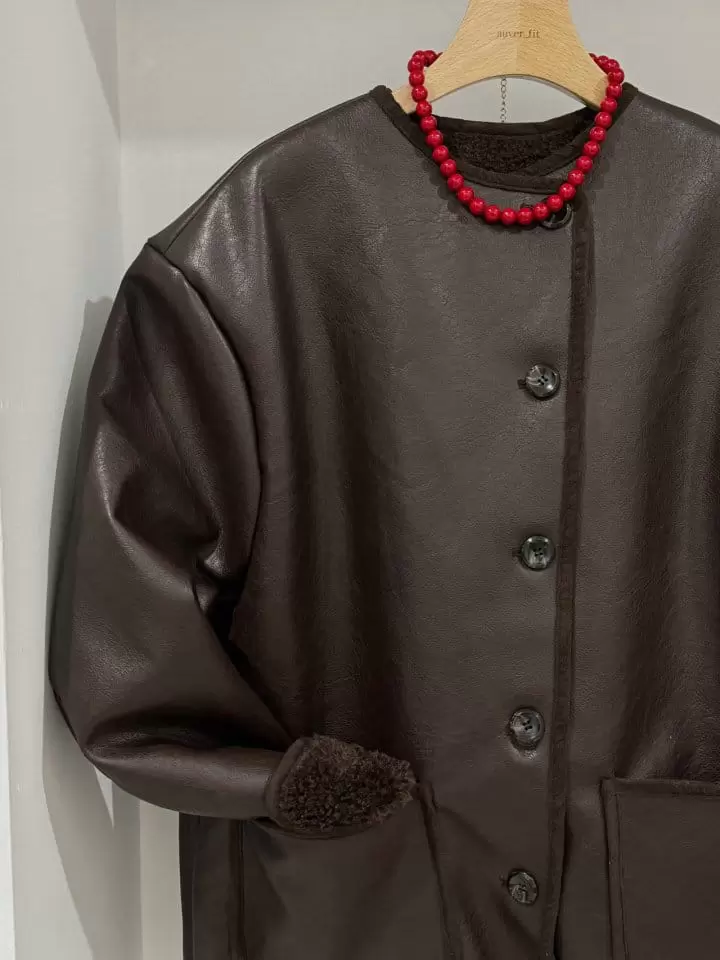 Auver_Fit - Korean Women Fashion - #vintageinspired - Reversible Mustang Jacket - 7
