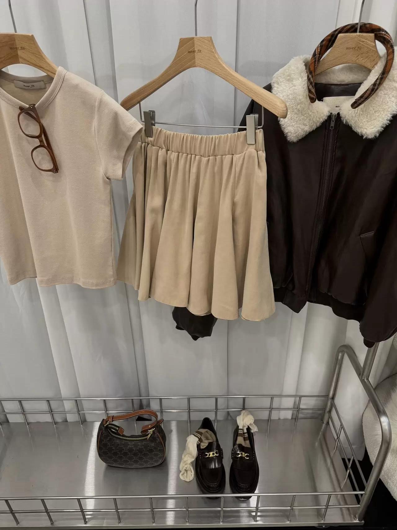 Auver_Fit - Korean Women Fashion - #vintagekidsstyle - Hwyl Slit Mini Skirt - 9
