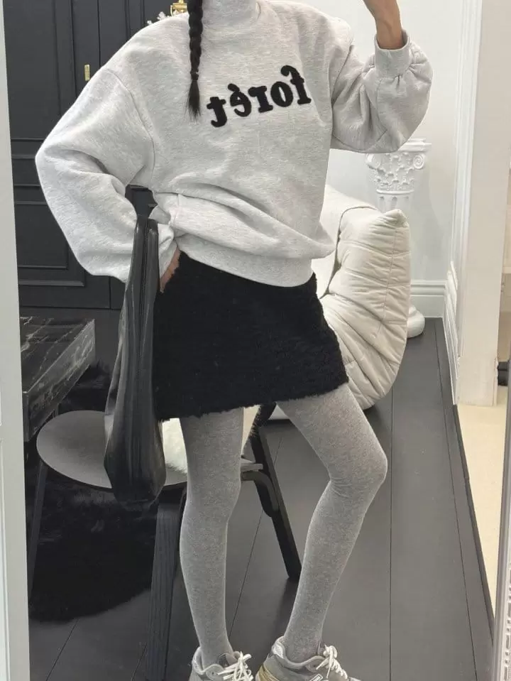Auver_Fit - Korean Women Fashion - #vintagekidsstyle - Point Bookle Sweatshirt - 7