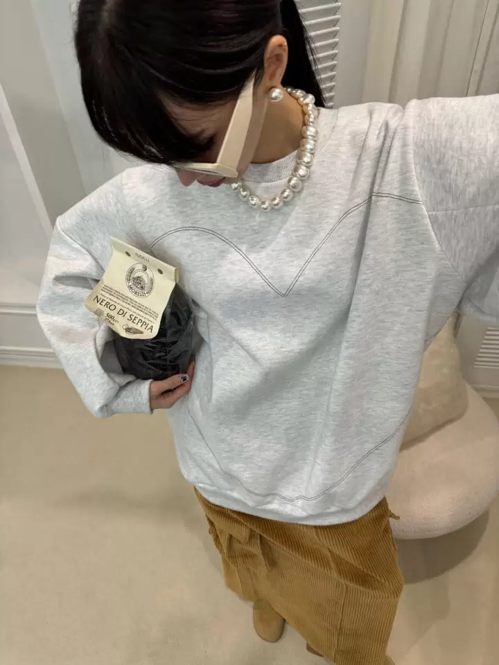 Auver_Fit - Korean Women Fashion - #vintagekidsstyle - Heart Stiney Sweathsirt