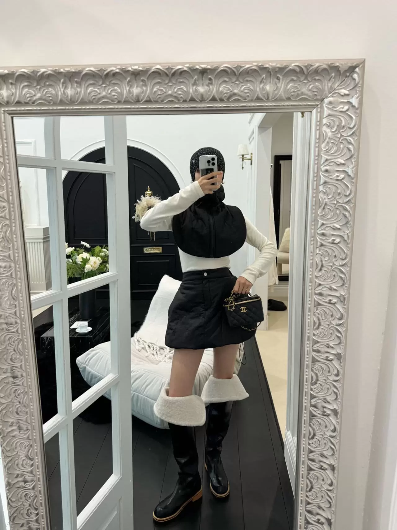 Auver_Fit - Korean Women Fashion - #womensfashion - Padding Balloon Mini Skirt