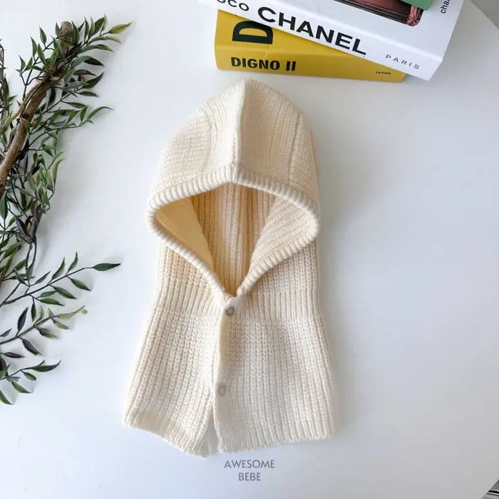 Awesome Bebe - Korean Children Fashion - #discoveringself - Button Baraclava - 9