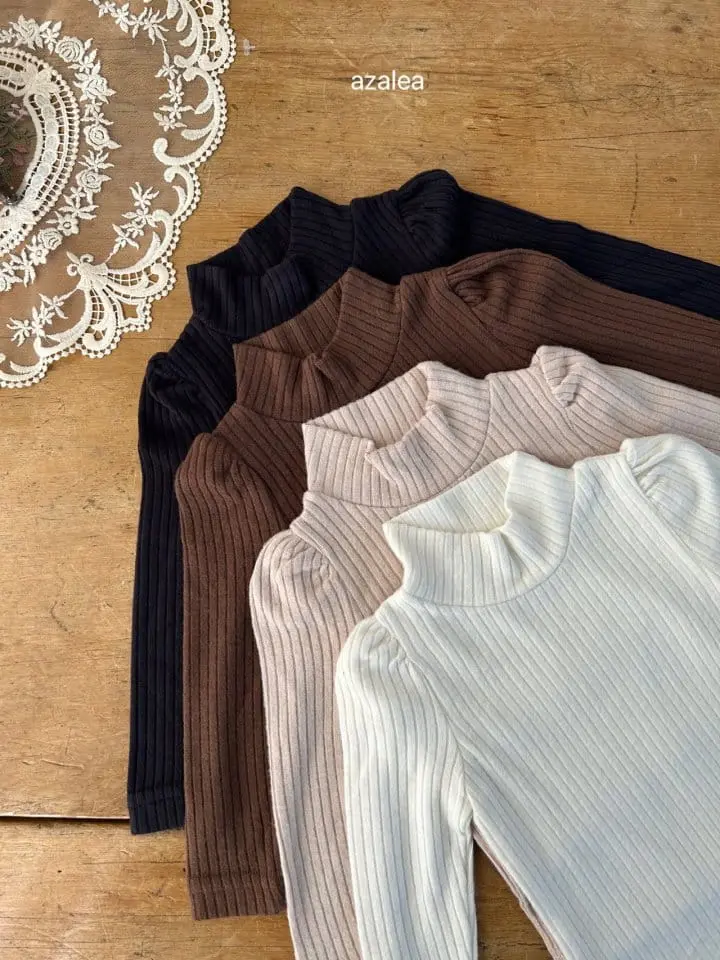 Azalea - Korean Children Fashion - #designkidswear - Mozzi Turtleneck Tee - 6