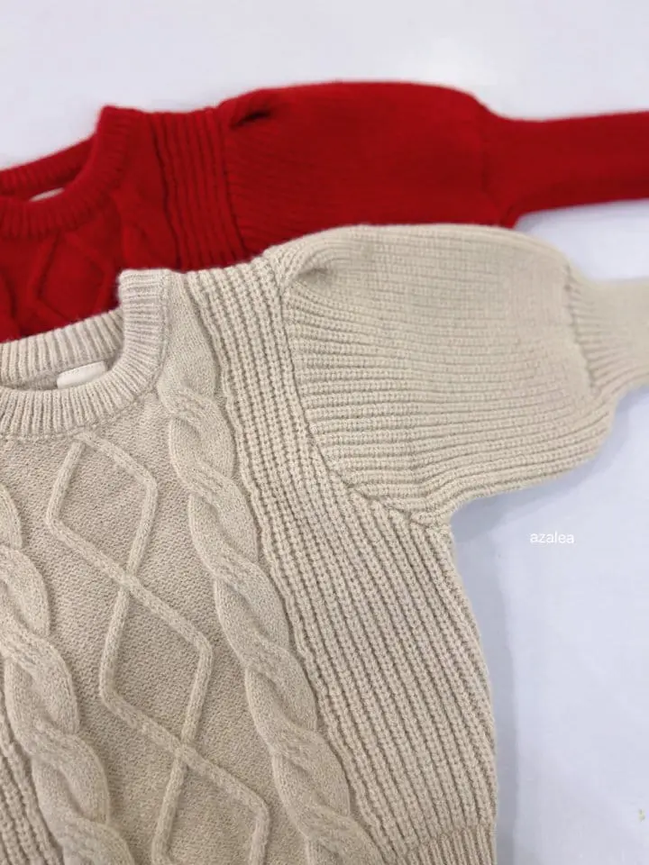 Azalea - Korean Children Fashion - #kidzfashiontrend - Puff Knit - 5