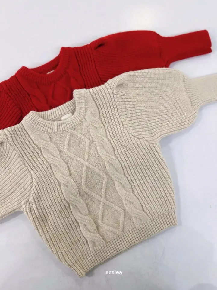 Azalea - Korean Children Fashion - #minifashionista - Puff Knit - 9
