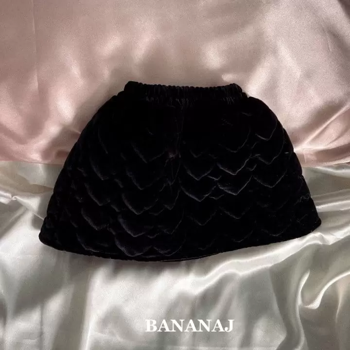 Banana J - Korean Children Fashion - #kidsshorts - Heart Quiltied Skirt - 2