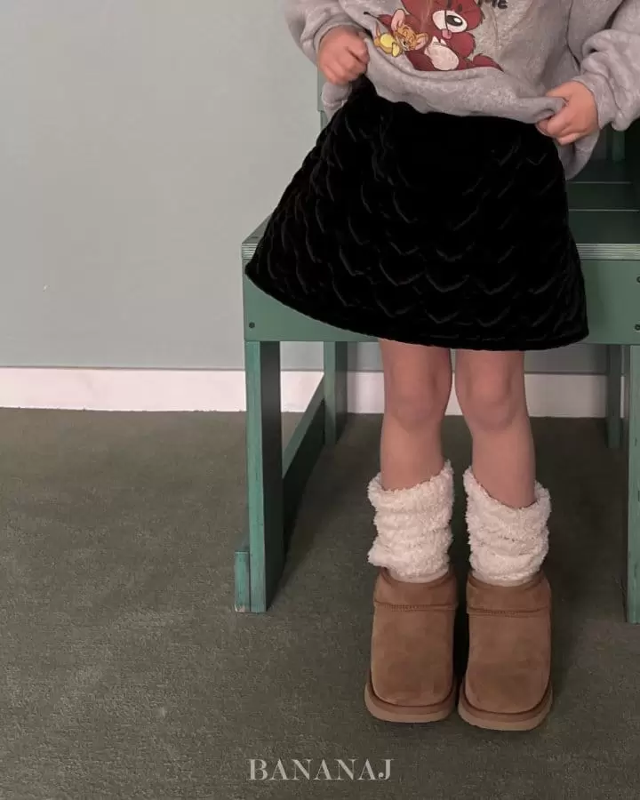 Banana J - Korean Children Fashion - #magicofchildhood - Heart Quiltied Skirt - 7